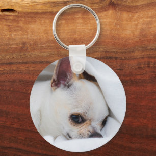 Ihr Haustier Hund Welpe benutzerdefiniertes Foto C Schlüsselanhänger