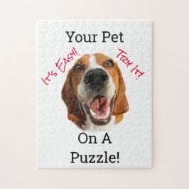 Ihr Haustier in einem Puzzle