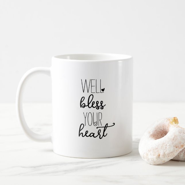 Ihr Herz gesegnen Kaffeetasse (Mit Donut)