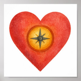 Ihr Herz kennt die richtige Richtung Poster