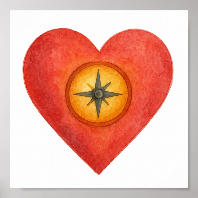 Ihr Herz kennt die richtige Richtung Poster (Vorne)