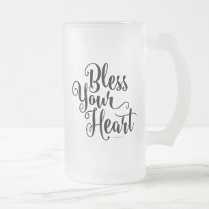 Ihr Herz Mattierte Glass-Bier-Tasse segnen Mattglas Bierglas