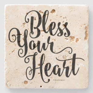Ihr Herz segnen Steinuntersetzer