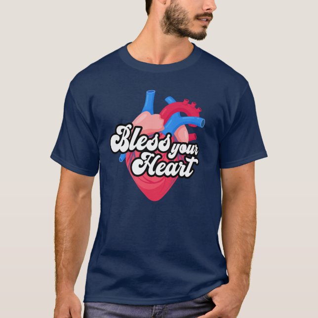 Ihr Herz segnen T-Shirt (Vorderseite)