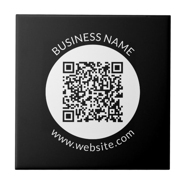 Ihr hochgeladener QR-Code | Bearbeiten von Text un Fliese (Vorderseite)