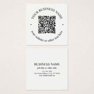 Ihr hochgeladener QR-Code Plus bearbeitbarer Circl