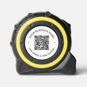 Ihr hochgeladener QR-Code Plus bearbeitbarer Circl Maßband