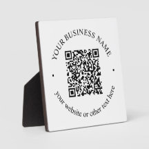 Ihr hochgeladener QR-Code plus editierbarer kreisf