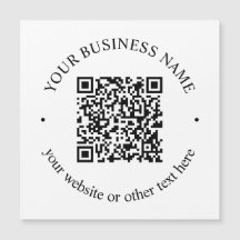 Ihr hochgeladener QR-Code plus editierbarer kreisf