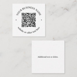 Ihr hochgeladener QR-Code plus editierbarer kreisf Mitteilungskarte