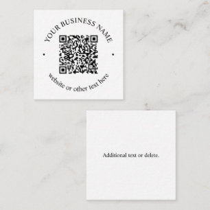 Ihr hochgeladener QR-Code plus editierbarer kreisf Mitteilungskarte