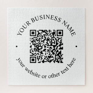 Ihr hochgeladener QR-Code plus editierbarer kreisf Puzzle
