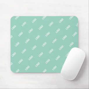 Ihr hochgeladenes Bild oder Logo gekachelt Hell- Mousepad
