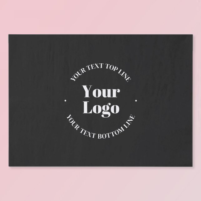 Ihr hochgeladenes Firmenlogo oder anderes Design Seidenpapier (Von Creator hochgeladen)