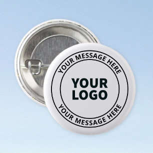 Ihr hochgeladenes Logo + editierbarer kreisförmige Button