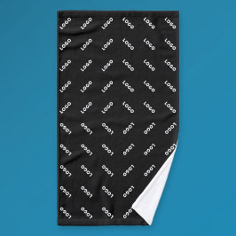 Ihr hochgeladenes Logo oder Bild | Modernes Patten Badhandtuch Set