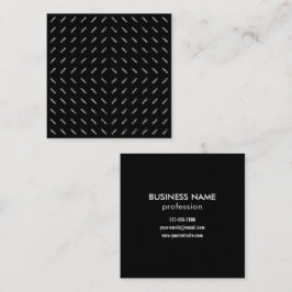 Ihr hochgeladenes Logo oder Bild | Modernes Patten Quadratische Visitenkarte