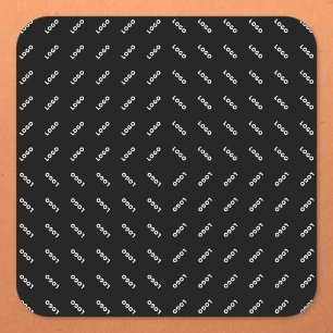 Ihr hochgeladenes Logo oder Bild   Modernes Patten Quadratischer Aufkleber