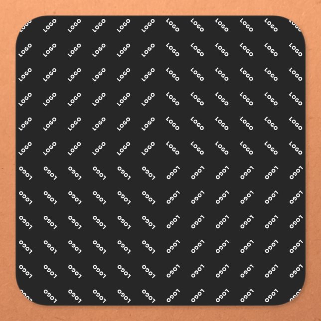 Ihr hochgeladenes Logo oder Bild | Modernes Patten Quadratischer Aufkleber (Von Creator hochgeladen)