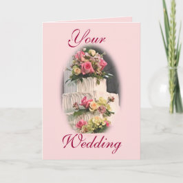 Ihr Hochzeit-fertigen Sie besonders an Karte