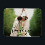 Ihr Hochzeitstag Foto Danke Magnet<br><div class="desc">Eigene Hochzeit danke Ihnen Magneten für Ihre Freunde und Familie, um ihnen für die Teilnahme an Ihrer Hochzeit zu danken. Passen Sie dieses Design mit Ihrem Lieblings-Hochzeitstag-Foto an. Wenn Sie weitere Anpassungen wünschen, wie z.B. eine Nachricht oder Namen hinzugefügt haben - zögern Sie nicht mich zu kontaktieren. Ich würde mich...</div>