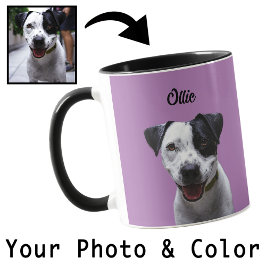 Ihr Hund Foto benutzerdefinierte Farbe Niedliche G Tasse