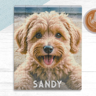 Ihr Hund Foto Name Personalisiertes Haustier Anden Puzzle