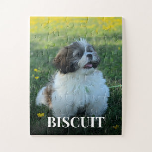 Ihr Hund Name Foto Custom Welpe Puzzle