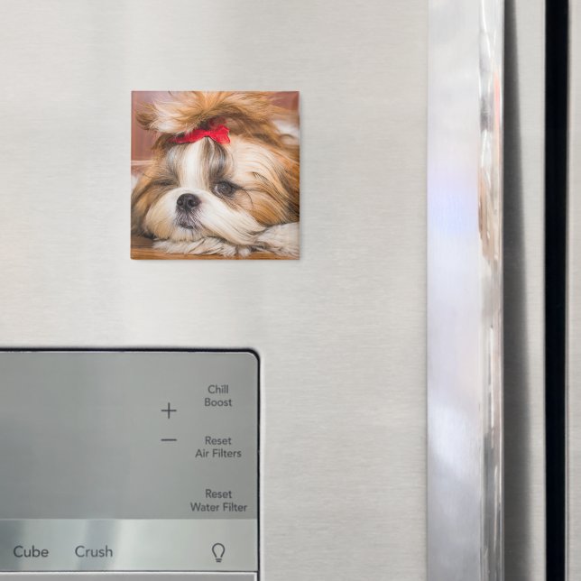 Ihr Hundewelpen-Foto Magnet (In Situ (Kühlschrank))