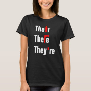 Ihr Ihre Sie Englischlehrer Grammatik Erklärung T-Shirt
