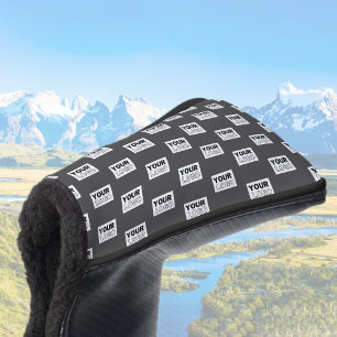 Ihr Image-Design oder Ihr Business-Logo Grau Golf Headcover