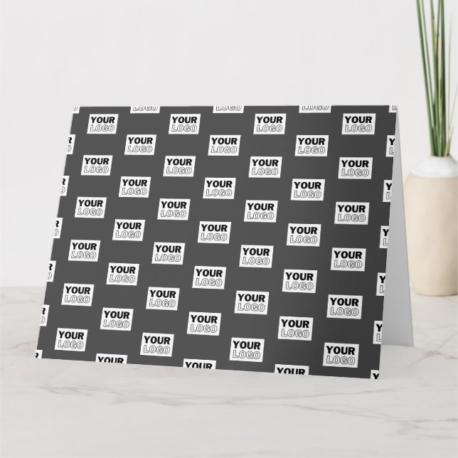 Ihr Image-Design oder Ihr Business-Logo | Grau Karte (Vorderseite)