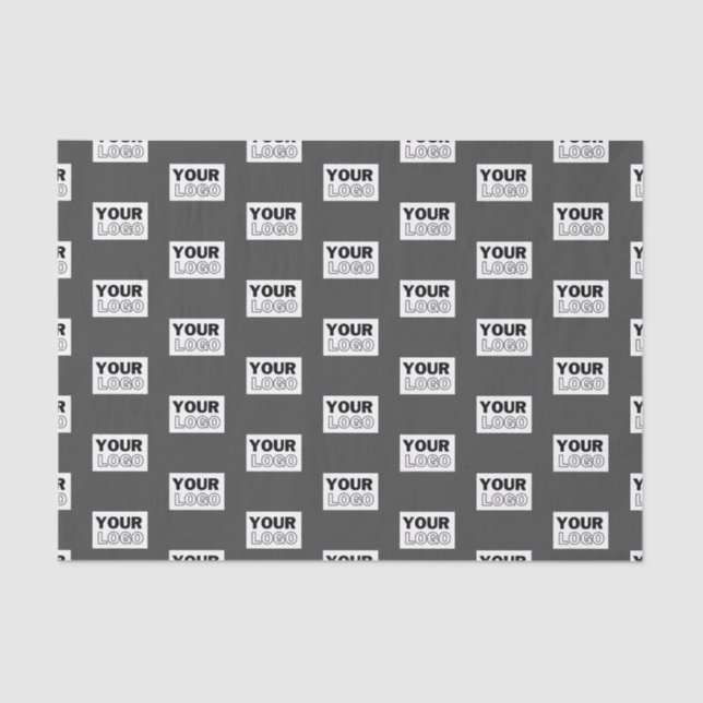 Ihr Image-Design oder Ihr Business-Logo | Grau Seidenpapier (Vorderseite)