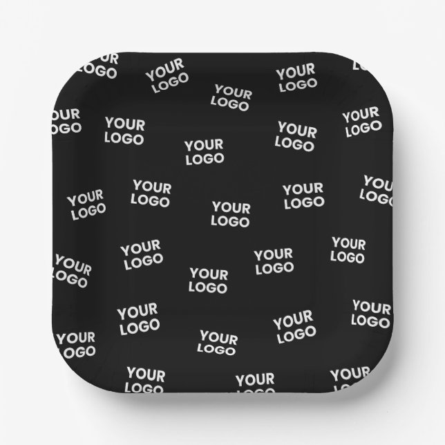 Ihr Image, Ihr Geschäftslogo oder ein anderes Desi Pappteller (Vorderseite)