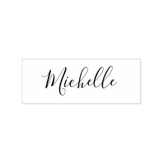 Ihr individuelle Name in elegantem Schriftart Gummistempel