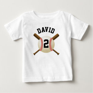 Ihr individuelles Baseball Boy Sport Team Baby T-shirt