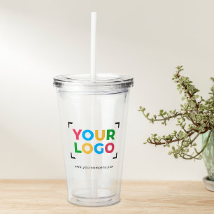 Ihr individuelles Logo hier Drinkware Acryltrinkbecher
