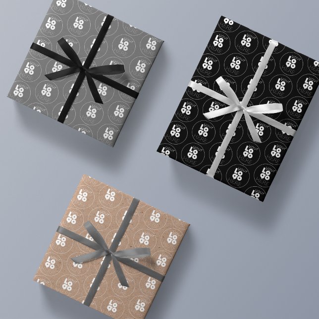 Ihr individuelles Logo-Varieté-Geschenkpapier Geschenkpapier Set (Von Creator hochgeladen)