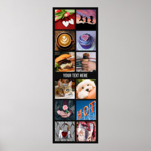 IHR INSTAGRAM-FOTO - benutzerdefiniertes Collage P Poster