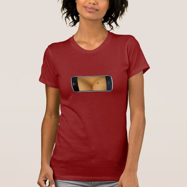 Ihr intelligentes Telefon Clevage! T-Shirt (Vorderseite)