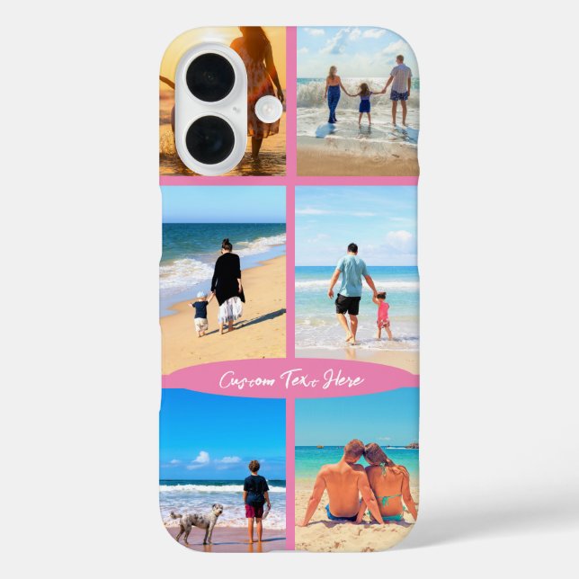 Ihr iPhone Case für FotoCollage und benutzerdefini (Rückseite)