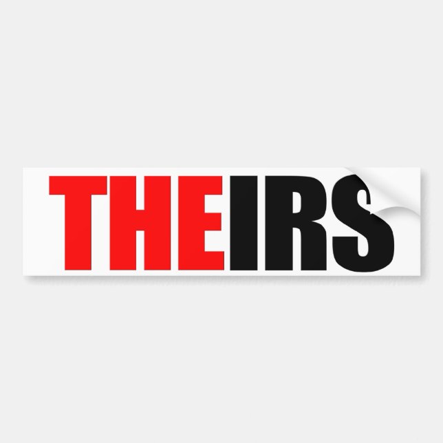 IHR, IRS-Autoaufkleber Autoaufkleber (Vorne)