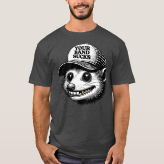 Ihr Ist zum Kotzen Hipster Possum T-Shirt