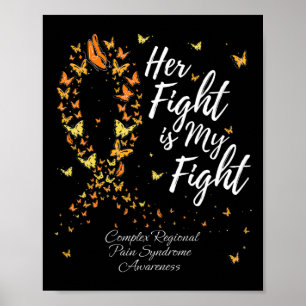 Ihr Kampf Crps komplexe regionale Schmerzsyndrom A Poster