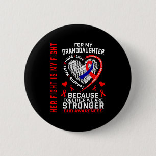 Ihr Kampf Enkelin CHD Bewusstsein Herzkrankheit Button