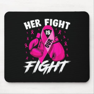 Ihr Kampf gegen Brustkrebs ist unser Kampf gegen B Mousepad