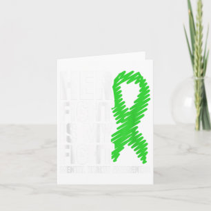 Ihr Kampf gegen meine Green Ribbon psychische Gesu Karte