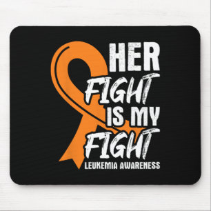Ihr Kampf gegen meine Leukämie Bewusstsein Ribbon Mousepad