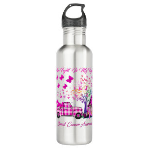 Ihr Kampf ist mein Brustkrebsbaum Edelstahlflasche