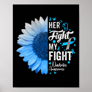 Ihr Kampf ist mein Geschenk zur Sensibilisierung f Poster